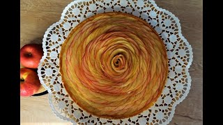 Tarte aux pommes crème damande  Façon Cédric Grolet  Recette aux pommes [upl. by Miarfe]