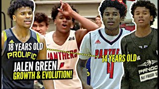 Jalen Greens AMAZING Evolution Through The Years From PAPER THIN 14 YO To Potential 1 Pick [upl. by Ewell]