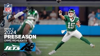 New York Jets vs Carolina Panthers  2024 Preseason Week 2 Game Highlights [upl. by Yrreiht]