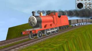 Thomas TrainzJames Down Hill [upl. by Baptist156]