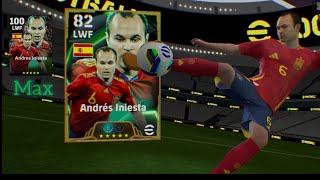 Pack Opening and Ultimate Training Guide of Iniesta ✅efootball2025 [upl. by Annonyw]