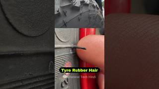 Tyre Rubber Hair  Why Rubber Hair Present On Tyre Surface  Bike  Car Tyre Buying Tips shorts [upl. by Elvin]