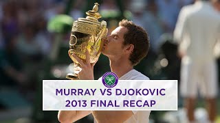 MURRAY TRIUMPHS  Andy Murray vs Novak Djokovic 2013 Gentlemens Singles Final Recap [upl. by Daisy]