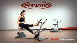 Panatta Sport Stretching Extensor Bench Englishmp4 [upl. by Kaylil]