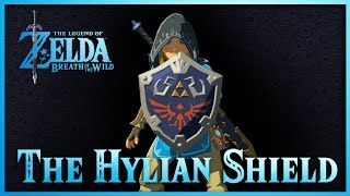 Zelda Breath of the Wild • How to get the Hylian Shield • Central [upl. by Einama]