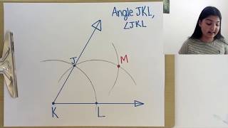 Example of Bisecting  Bisecting 60 Degree Angle  Compass Construction  Geometry [upl. by Sairtemed]