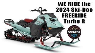 We ride 2024 SkiDoo FREERIDE Turbo R and Summit Expert [upl. by Sherwynd394]