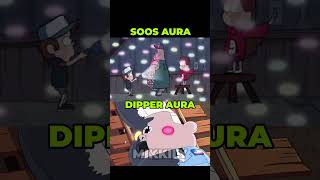 Soos Aura vs Dipper Aura shorts [upl. by Ecirtnuahs]