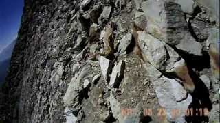 HD WEBCAM MATTERHORN CERVINO ASCENT 18 AUGUST 2012VIA ITALIANA [upl. by Anha71]