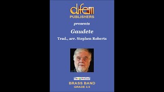 Gaudete Traditional Air arr for Brass Band by Stephen Roberts [upl. by Friedly]