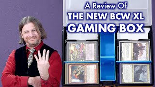 Review The BCW Prime X4 XL Gaming Box for Magic The Gathering Pokemon Flesh And Blood and More [upl. by Rednave]