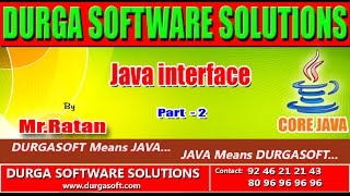 Core Java  Interface Part  2 [upl. by Yortal]