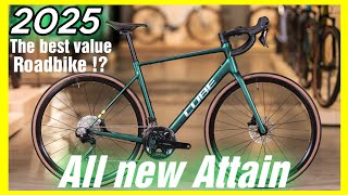 All New Cube Attain C62 SLT 2025  the best value Carbon endurance Roadbike of the decade [upl. by Allsun515]