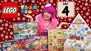 Day 4  LEGO amp Tsum Tsum Advent Calendars 2016  COUNTDOWN TO CHRISTMAS  KiMMi THE CLOWN [upl. by Nawak]