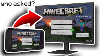 Minecraft Pocket Edition On Your PC Tutorial [upl. by Errol]