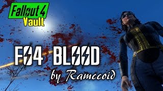 FO4 Blood  Changes the Blood Impact Effect  Fallout 4 Mod [upl. by Ainniz]