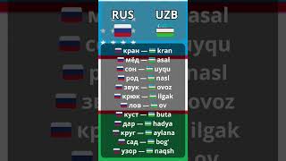 RUSCHA UZBEKCHA Lugat rus uzb Lugat Layk va Obuna boling Iltimos [upl. by Nohsauq404]