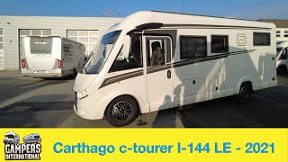 Carthago ctourer I144 LE  Modelljahr 2021 [upl. by Nolava168]