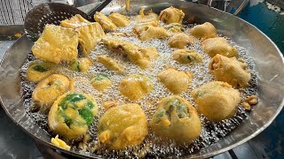 The Whole Capsicum Bajji of Bengaluru  Bangalore Street Food [upl. by Midan767]