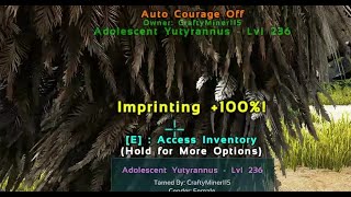 ARK How to get Full 100 Imprinting With A Single Imprint on Almost Every Dino [upl. by Astto]