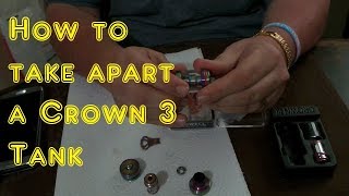 Uwell Crown 3  How to take apart [upl. by Landrum654]