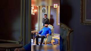 Pemangku Sultan Johor berangkat ke majlis doa kesyukuran kurniaan darjah [upl. by Yvor]