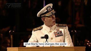 Admiral McRaven Motivational Speech at the University of Texas [upl. by Sirtimed296]