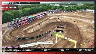 Lucas Coenen Passes David Braceras  MX2 Race 2  Monster Energy MXGP of Flanders 2023 MXGP [upl. by Avir]