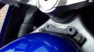 zzr1200 air filter change [upl. by Cykana639]