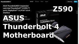 Choosing an ASUS Thunderbolt 4 Z590 Chipset Motherboard [upl. by Nived462]