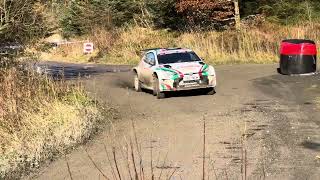 Cambrian Rally 2024 SS2 Clocaenog [upl. by Yruj]