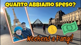 QUANTO ABBIAMO SPESO a PARIGI Costi per un WEEKEND [upl. by Iddo]