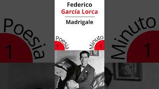 FEDERICO GARCÌA LORCA  MADRIGALE poesia lettura garcialorca [upl. by Ioab447]