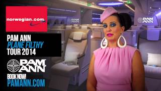 PAM ANN Hello Norwegian Air Shuttle Plane Filthy  European Tour 2014 [upl. by Sidnal]