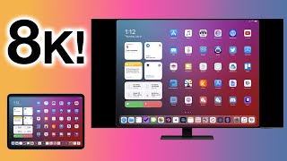 NEW iPad Pro M1 2021  External 8K Monitor TV Test [upl. by Luca]