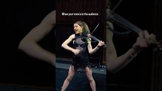 Lindsey Stirling  mum in the audience shorts violinist [upl. by Margalit737]