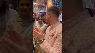 Genelia DSouza SMILES looking at Nick Jonas during AnantRadhikas wedding shorts geneliadsouza [upl. by Irrek281]