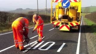 RSC Group Slow Sign Road Marking Ireland [upl. by Nodnas]