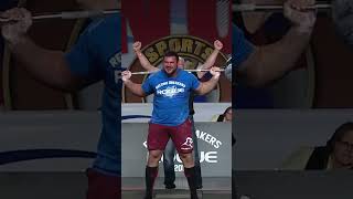 Martins Licis completing a 560LB Steinborn Rockover Squat during the 2018 Rogue Record Breakers [upl. by Argela504]