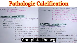 Pathologic Calcification  Dystrophic and Metastatic Calcification [upl. by Bonacci]