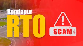 RTO SCAM ALERT  KONDAPUR RTO DRIVING TEST [upl. by Eiramrebma]