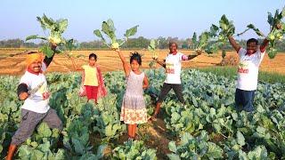 Farm fresh Winter Shalgom and river famous Vangor fish curry cooking for village people [upl. by Enairda]