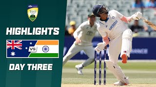 Australia v India 202425  Second Test  Day Three [upl. by Nimsaj]