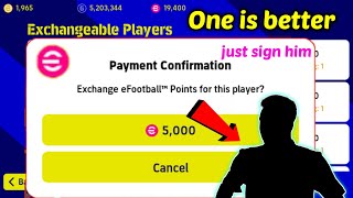 One is Best efootball Points Player just Sign Him in  efootball pes 2023 Mobile [upl. by Ninahs821]