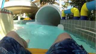 POV  The Blast slide at Wet n Wild water park in Orlando Florida [upl. by Olumor]