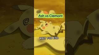 ASH VS CLEMONT shortfeed shorts shortvideo pokemon youtubeshorts viral trending anime [upl. by Oned]