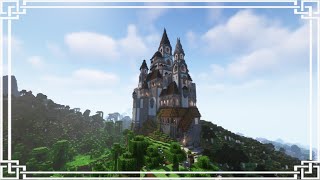 Hotch Castle Minecraft Gothic Castle Timelapse [upl. by Ydnagrub753]