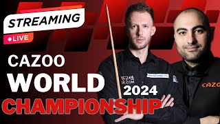 LIVE🎱Judd Trump vs Hossein Vafaei Cazoo World Championship Snooker 2024 score today update [upl. by Morel]