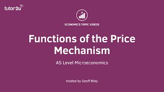 Functions of the Price Mechanism I A Level and IB Economics [upl. by Llednohs]