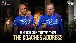 Not Retained But why Mo Bobat amp Andy Flower explain the Bold and Hard decisions  RCB Bold Diaries [upl. by Netram633]